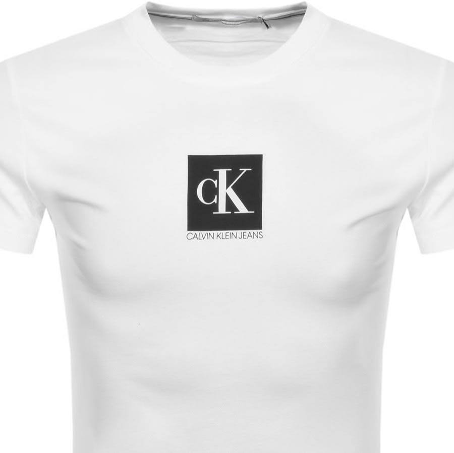 Alternative Image for ProductCalvin Klein Jeans Box Logo T Shirt White2